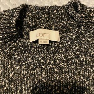 LOFT black and white sweater